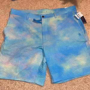 Penguin Tie Dye 8" Inseam Golf Shorts Size 36 Men‎